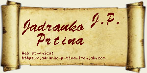 Jadranko Prtina vizit kartica